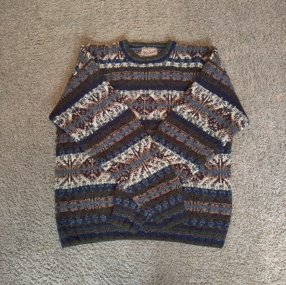 Handknit Woolrich Sweater